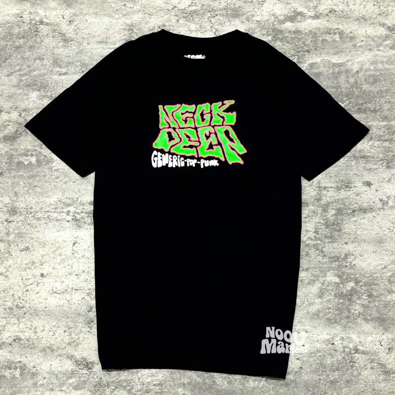 noov music merch NECK DEEP - GENERIC POP PUNK 2024 TSHIRT - BLACK | OFFICIAL MERCHANDISE Kaos Pria