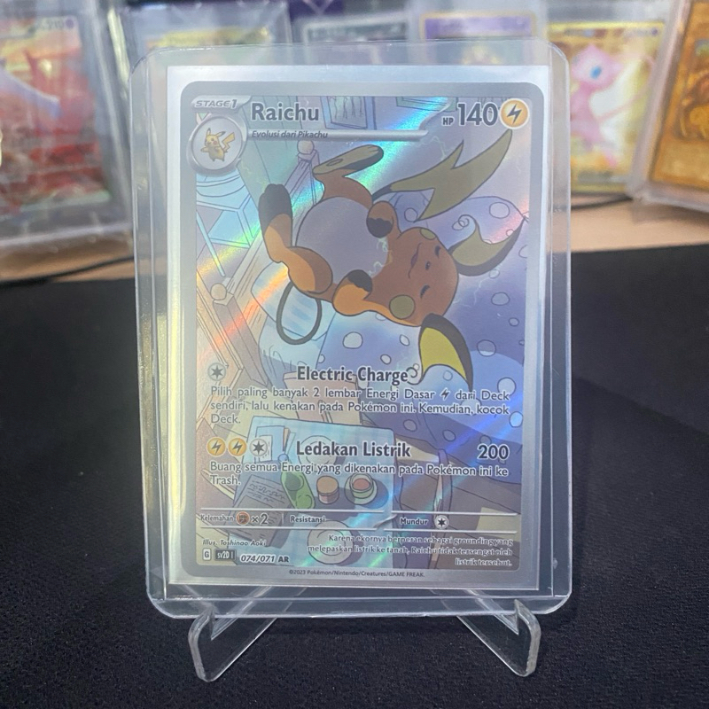 Raichu AR 074/071  TCG Pokemon Indonesia