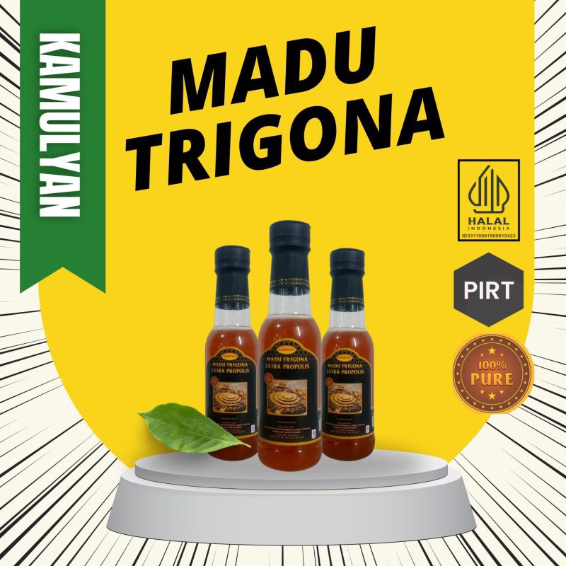 

Madu Trigona Klanceng Kamulyan Jaya Mutiara Asli Murni 100% Extra Propolis