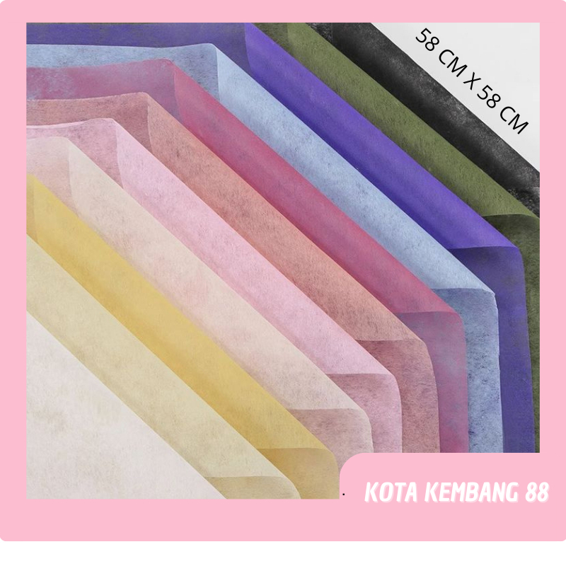 

20 LEMBAR Flower Wrapping Cotton Paper Florist Kertas Tisue Tisu Buket Bunga KB013
