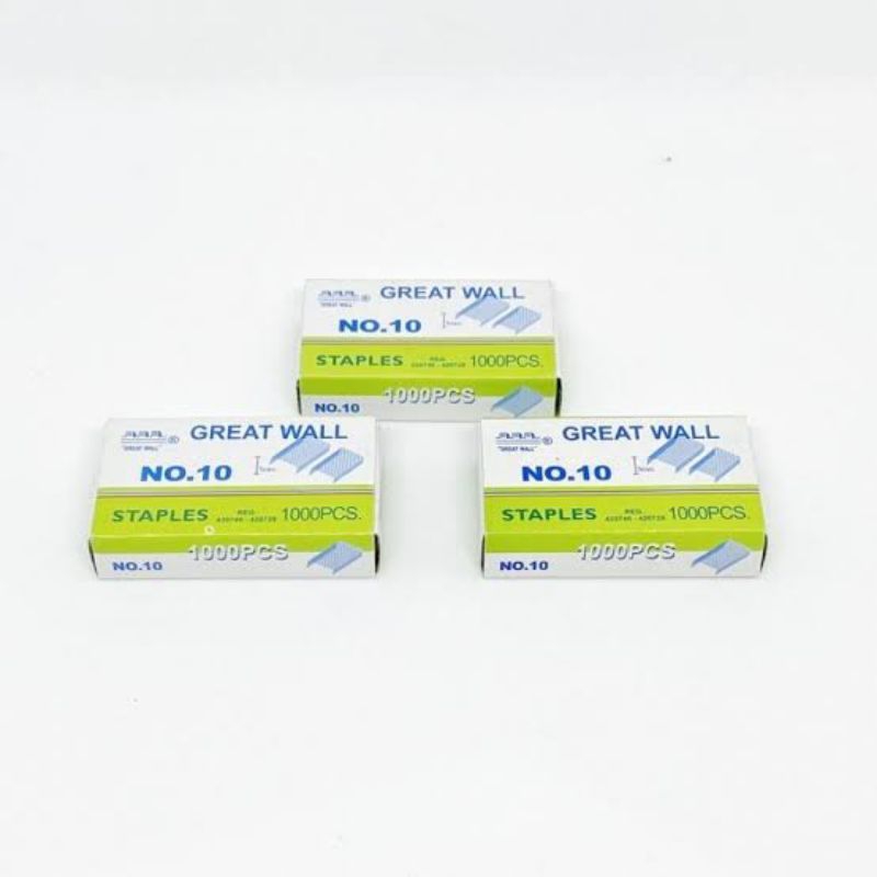

ISI STAPLES GREAT WALL/ISI STAPLER/ANAK HEKTER/JEPRETAN HEKTER