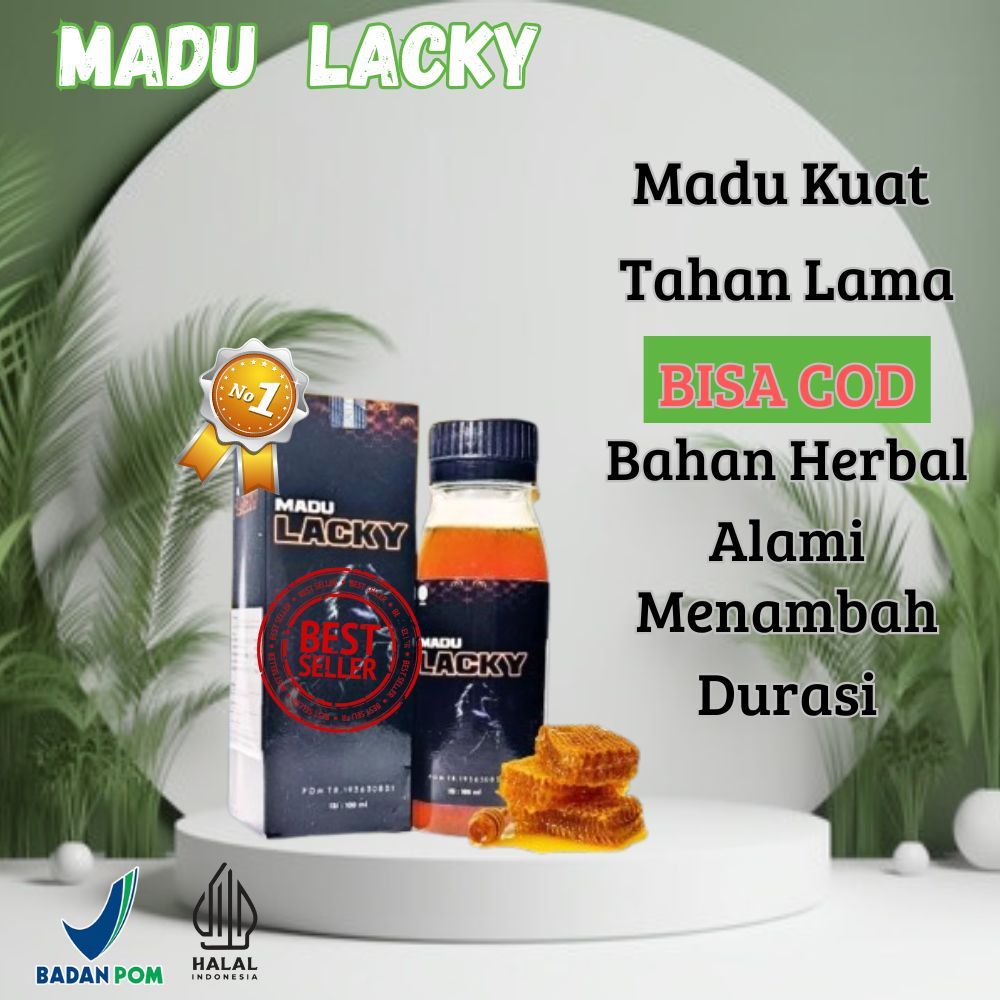 Madu Lacky Madu Kuat Dan Tahan Lama Pria  Herbal Original Bpom