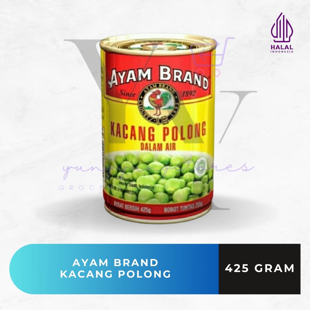 

Ayam Brand Kacang Polong Dalam Air / Green Peas In Brine 25 gram