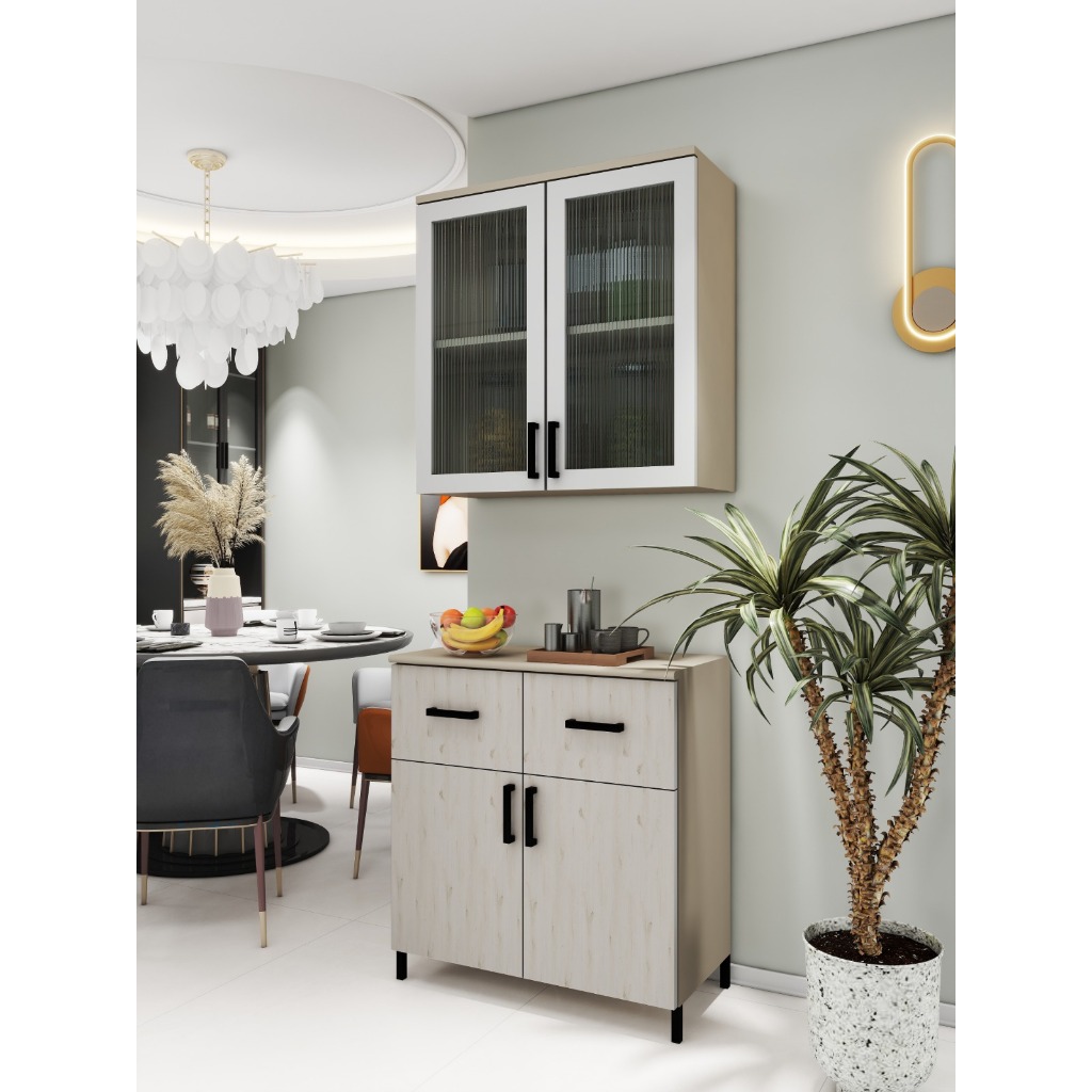 Kitchen Set Besi / Kitchen Kabinet / Lemari Dapur Atas/Bawah Besi Olymsteel OKD Series