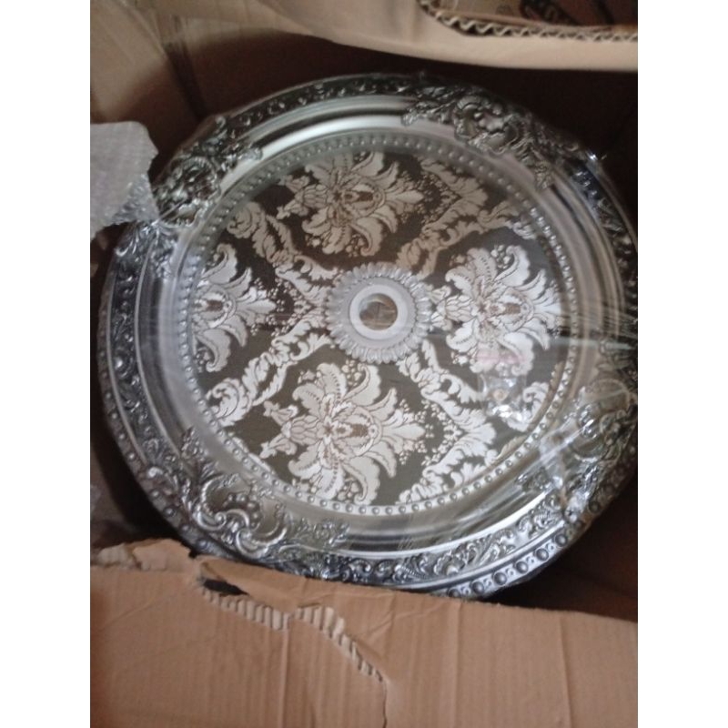 ORNAMEN LAMPU PLAFON PVC 60 CM X60 CM