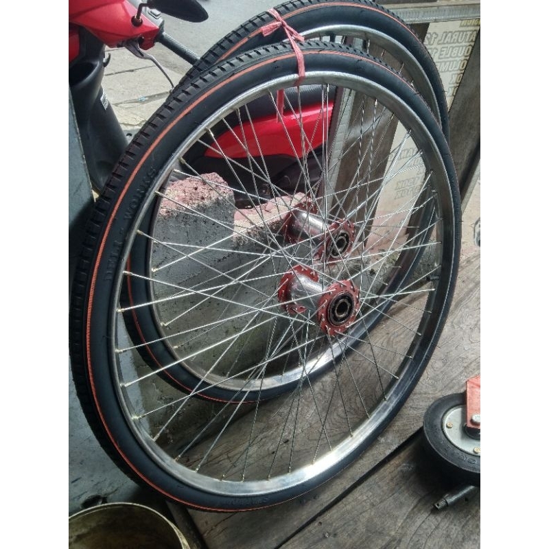 TANPA AS, HANYA RODANYA SAJA, RODA GEROBAK VELG BECAK