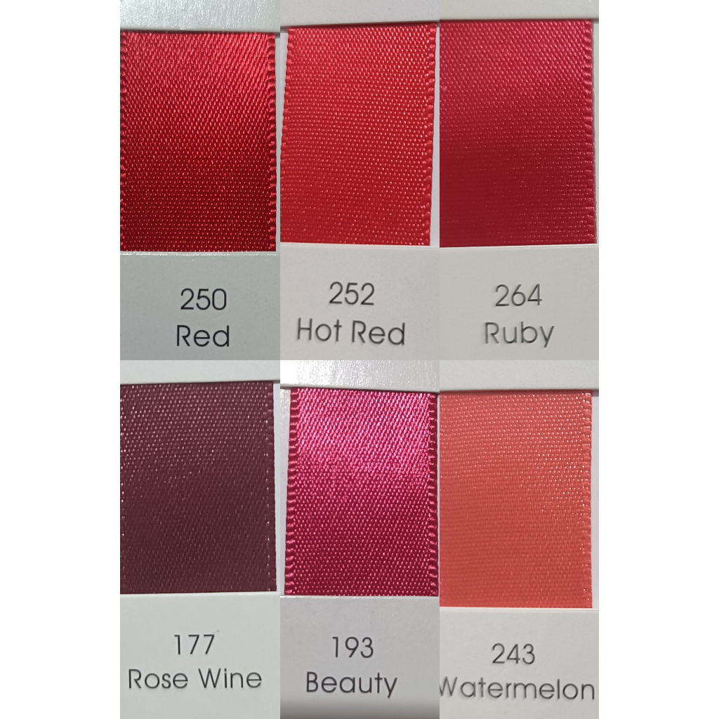

1 METER PITA DOUBLE SATIN PREMIUM IMPORT / RED SERIES