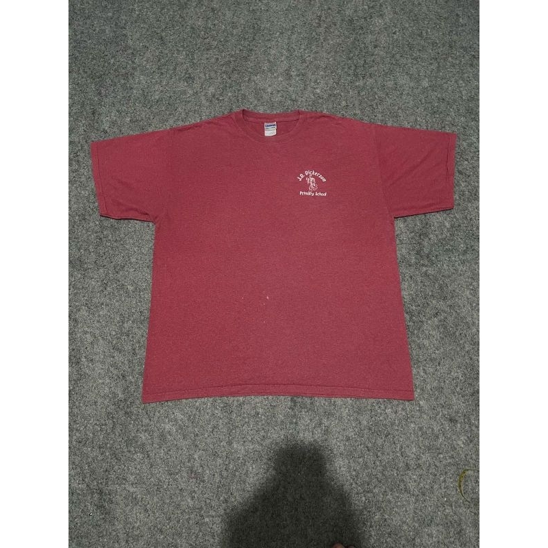 kaos gildan ultra cotton pria oversize original second