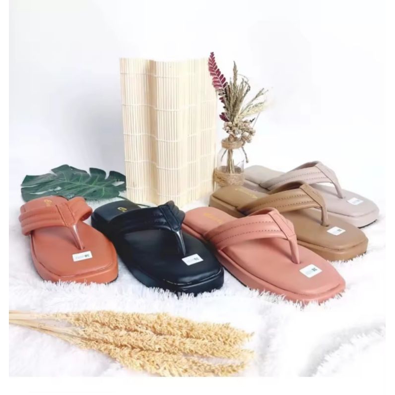 SANDAL WANITA JEPIT ALAS EMPUK NONSLIP