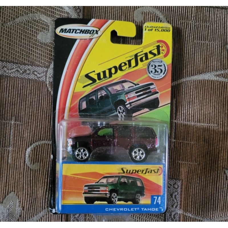matchbox superfast chevy tahoe 74