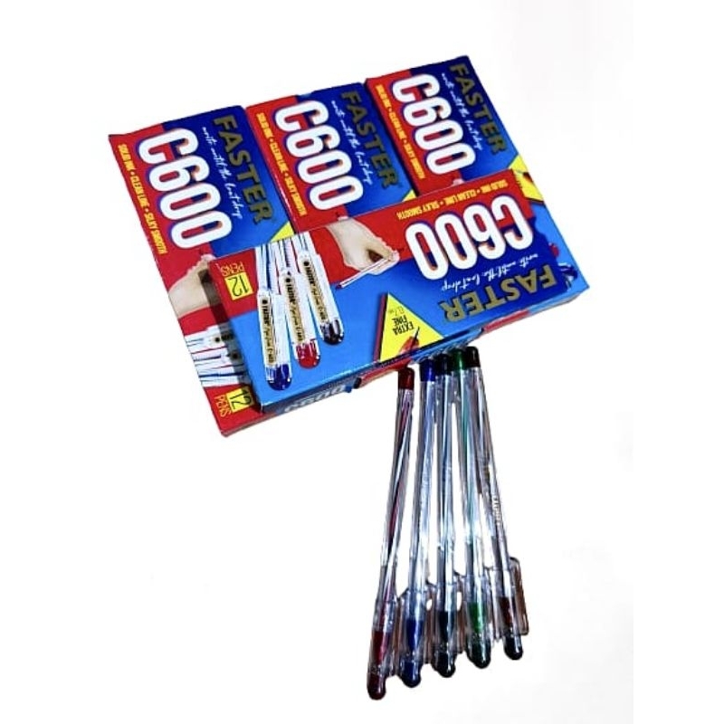 

PULPENFASTER C600 hitam 1 PAK ISI 12 pcs