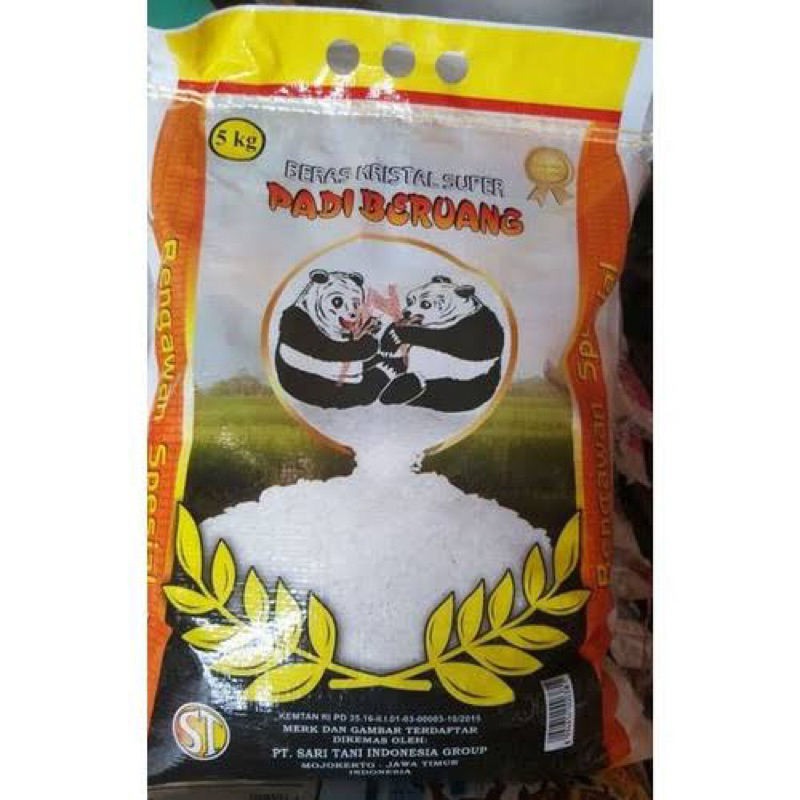 

BERAS PADI BERUANG KUNING 5Kg 20Kg