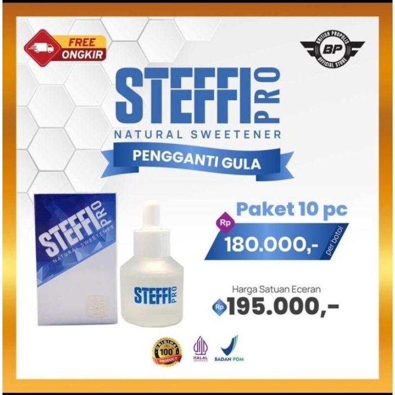 

Star Steffi 30ml Pemanis Alami Pengganti Gula Alami0%Glukosa 0%Karbohidrat 0%Kalori - Dari Daun Ste..