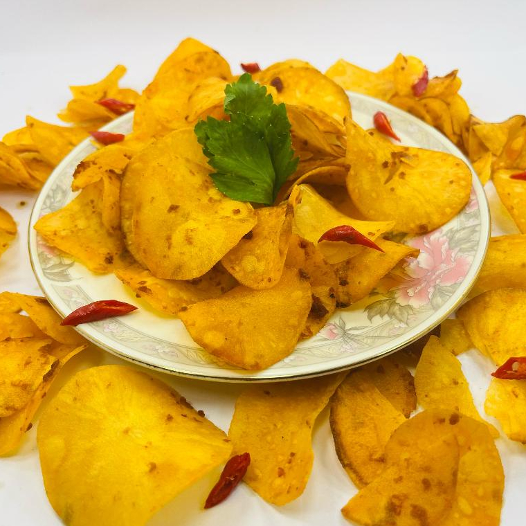 

Keripik Singkong Pedas Bulat Khas Minang Kabau