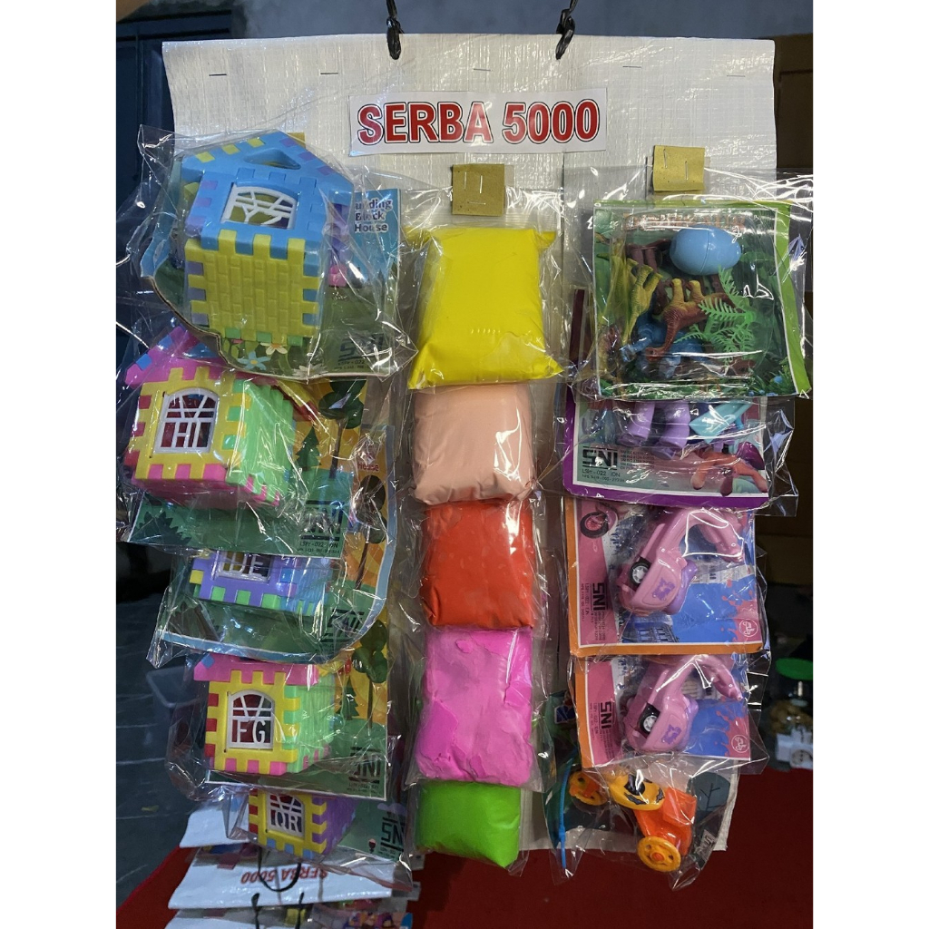 Serba 5000 Aneka Mainan Anak-anak Isi 15 pcs