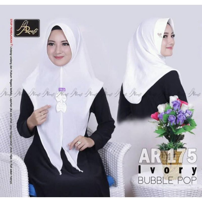 Flash Sale ‼️ AR 175 Hijab Bergo Hoodie Ar Rafi Arrafi Terlaris ✅