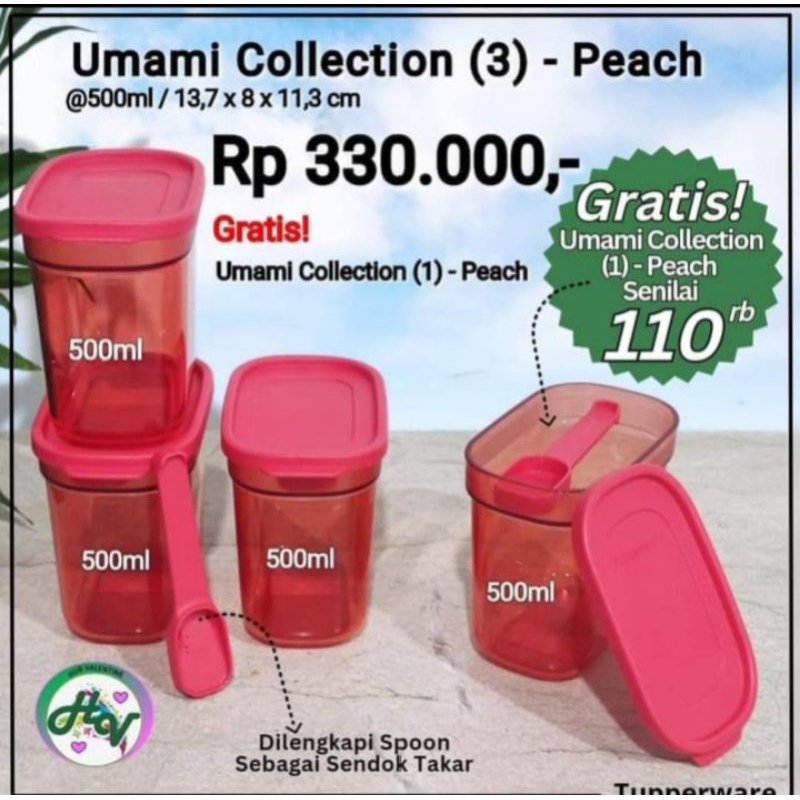 Umami collection tupperware / toples tupperware