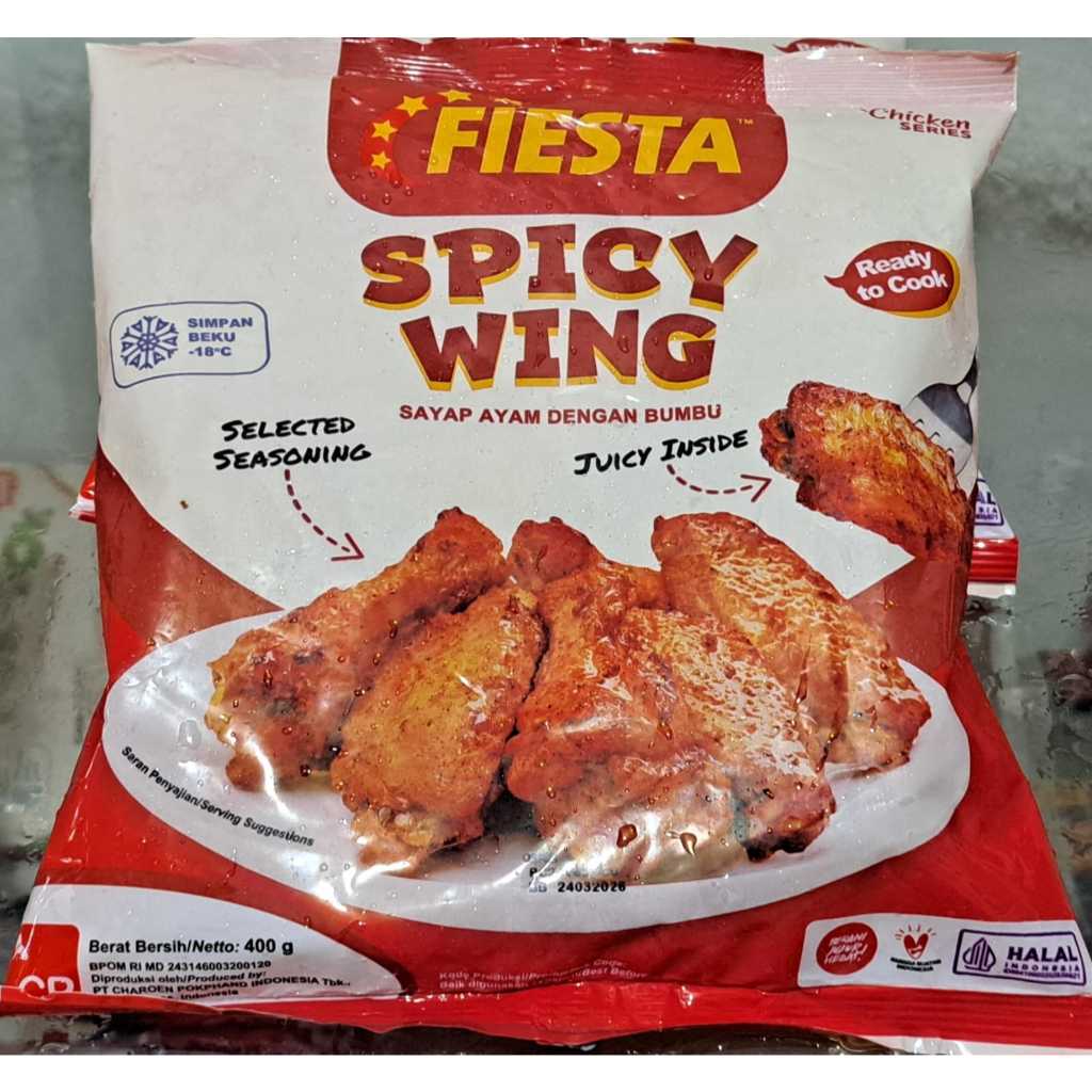 

Fiesta Spicy Wings 400 gr
