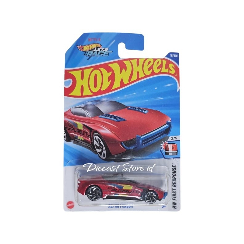 Hot Wheels Alpha Pursuit Red HW First Response