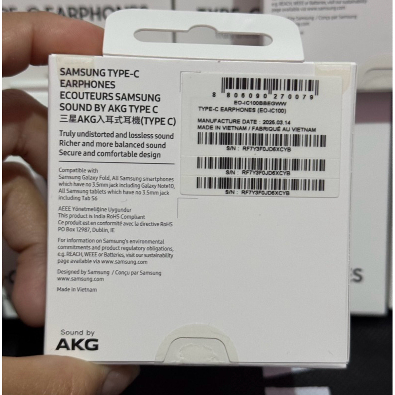 RESMI SEIN Headset Earphone Samsung AKG Type C Original Resmi