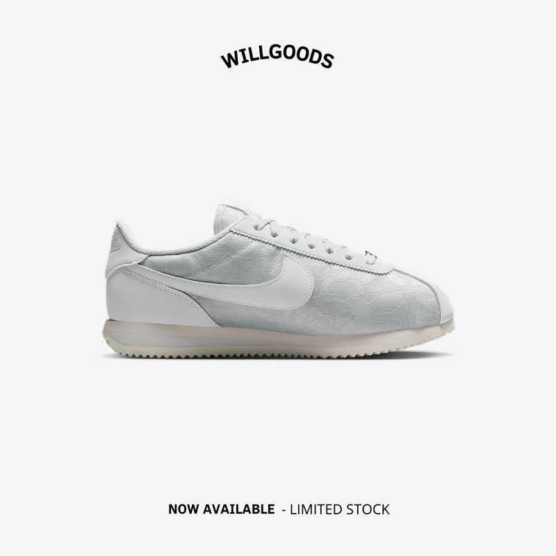 Nike Cortez Platinum Tint Floral Women Original Resmi