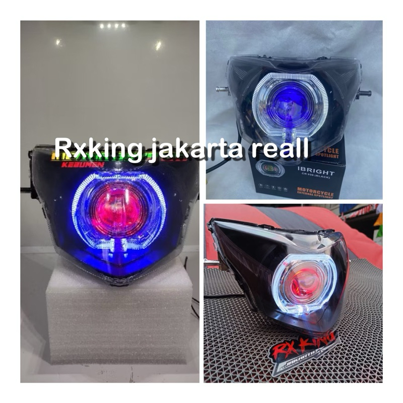 LAMPU DEPAN JUPITER MX NEW BILED PROJIE 4.5INC PLUS REFLEKTOR