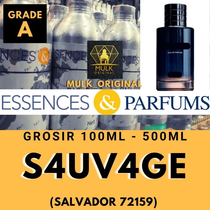 bibit parfum fragrance oil essences grade A Salvador 72159 searah sauvage radically fresh