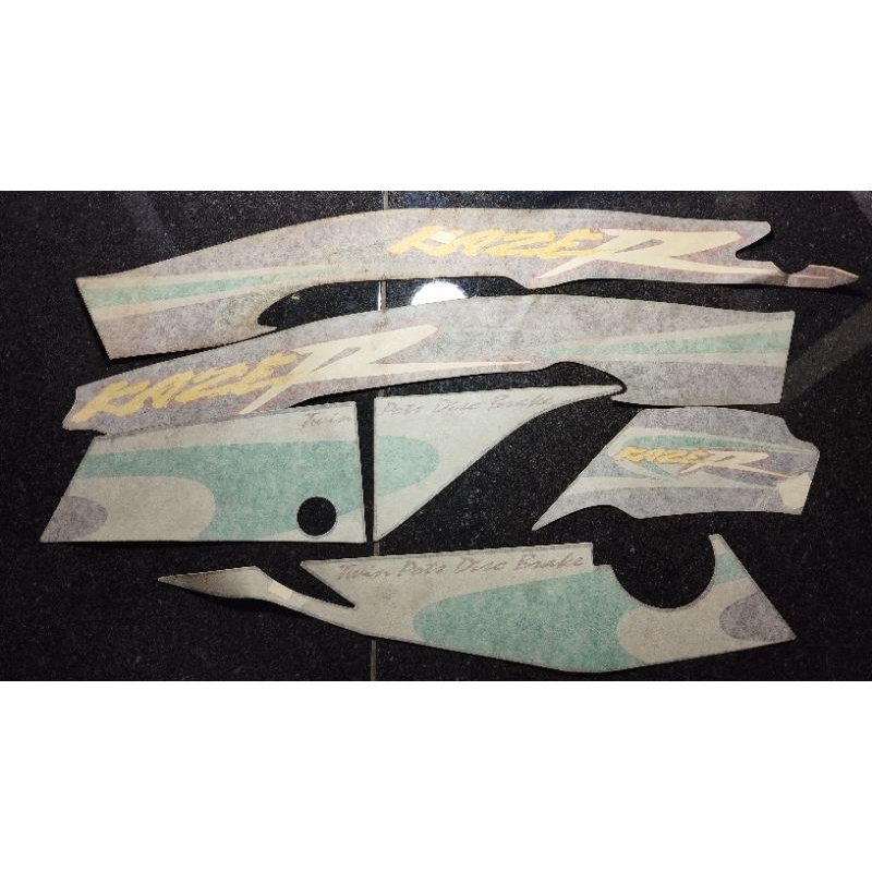 original kgp kawasaki genuine part stripping striping stiker sticker bok cover body fullset assy kan