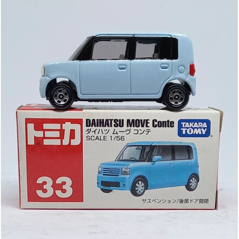 tomica daihatsu move conte 33 takara tomy diecast (t)