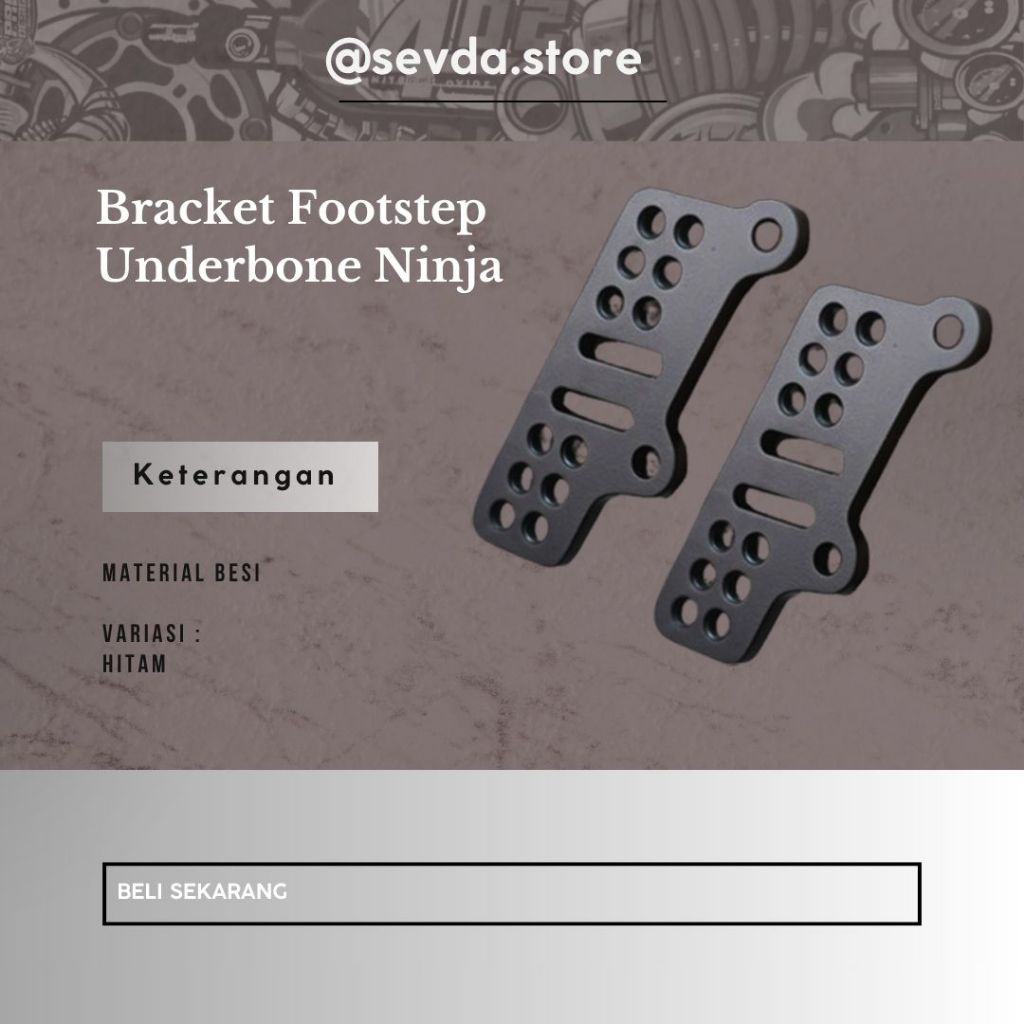 Breket Footstep Underbone Ninja R SS RR Footstep Adaptor Footstep Underbone Ninja R SS RR