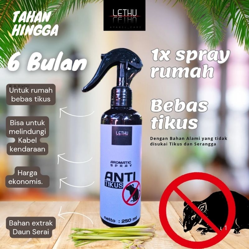 Lethu Pengusir Tikus Semprotan Tikus Pembasmi Tikus Ampuh Bahan Alami