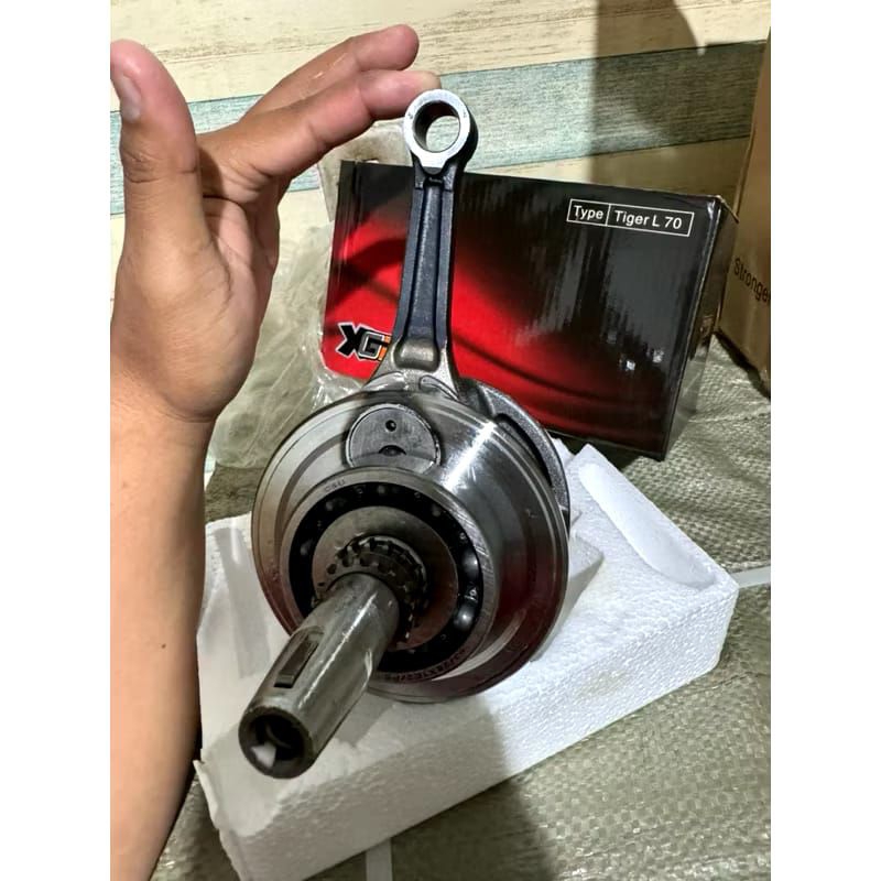 (COD) Kruk As langkah 70 XGP Stang tiger Xiema Diablo cocok buat mesin tiger megapro body cb gl pro 