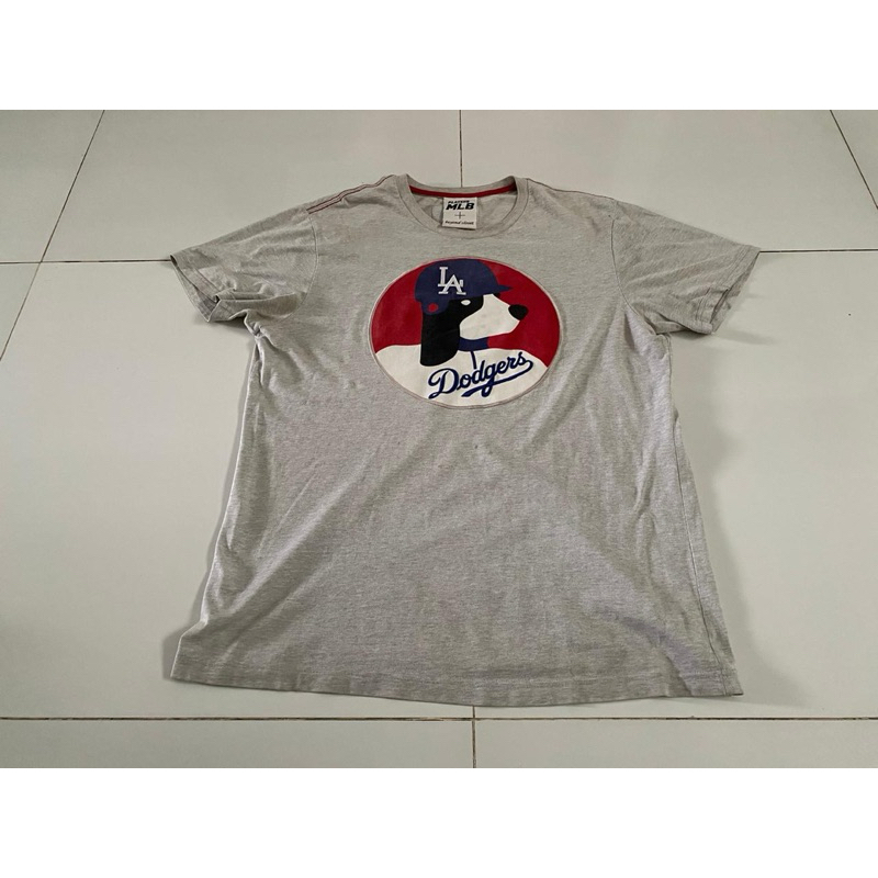 kaos mlb LA dodgers original second / baju mlb LA dodgers second original