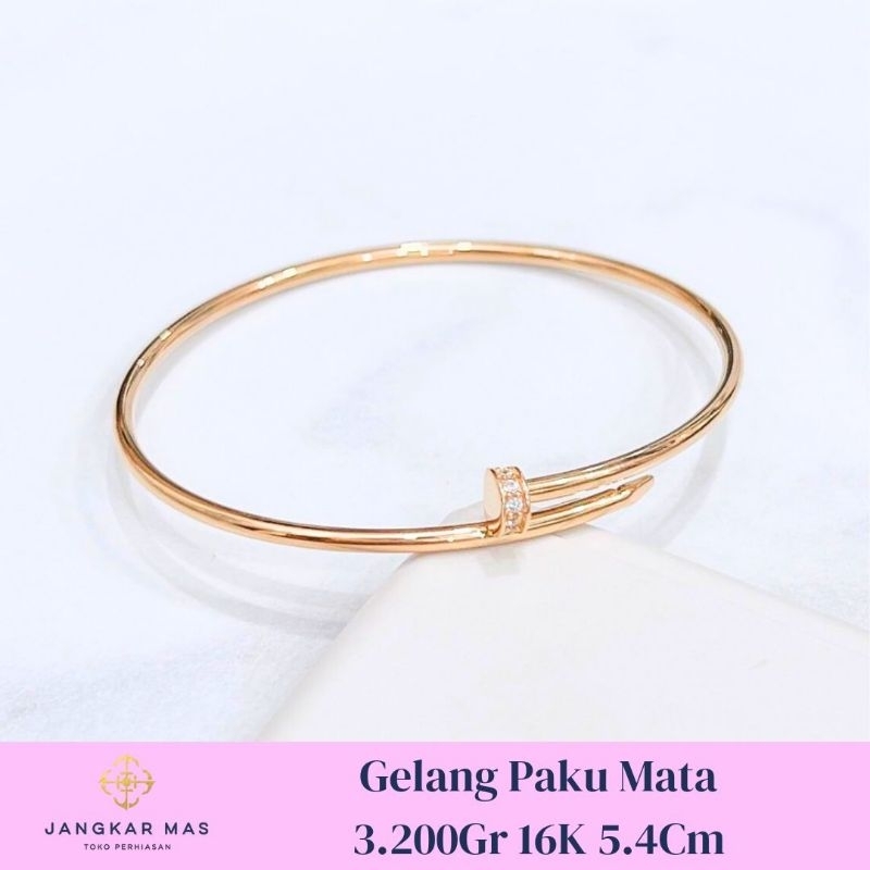 GELANG EMAS CTR PAKU MATA 16K