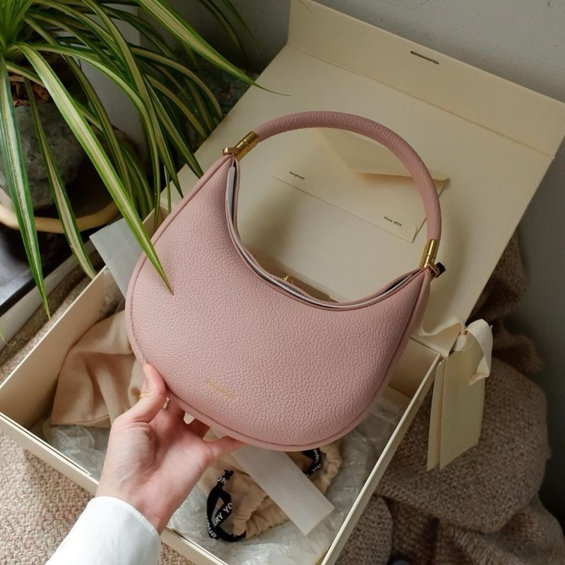 SONGMONT Luna Crescent Handbag Curved Small Shoulder Bag