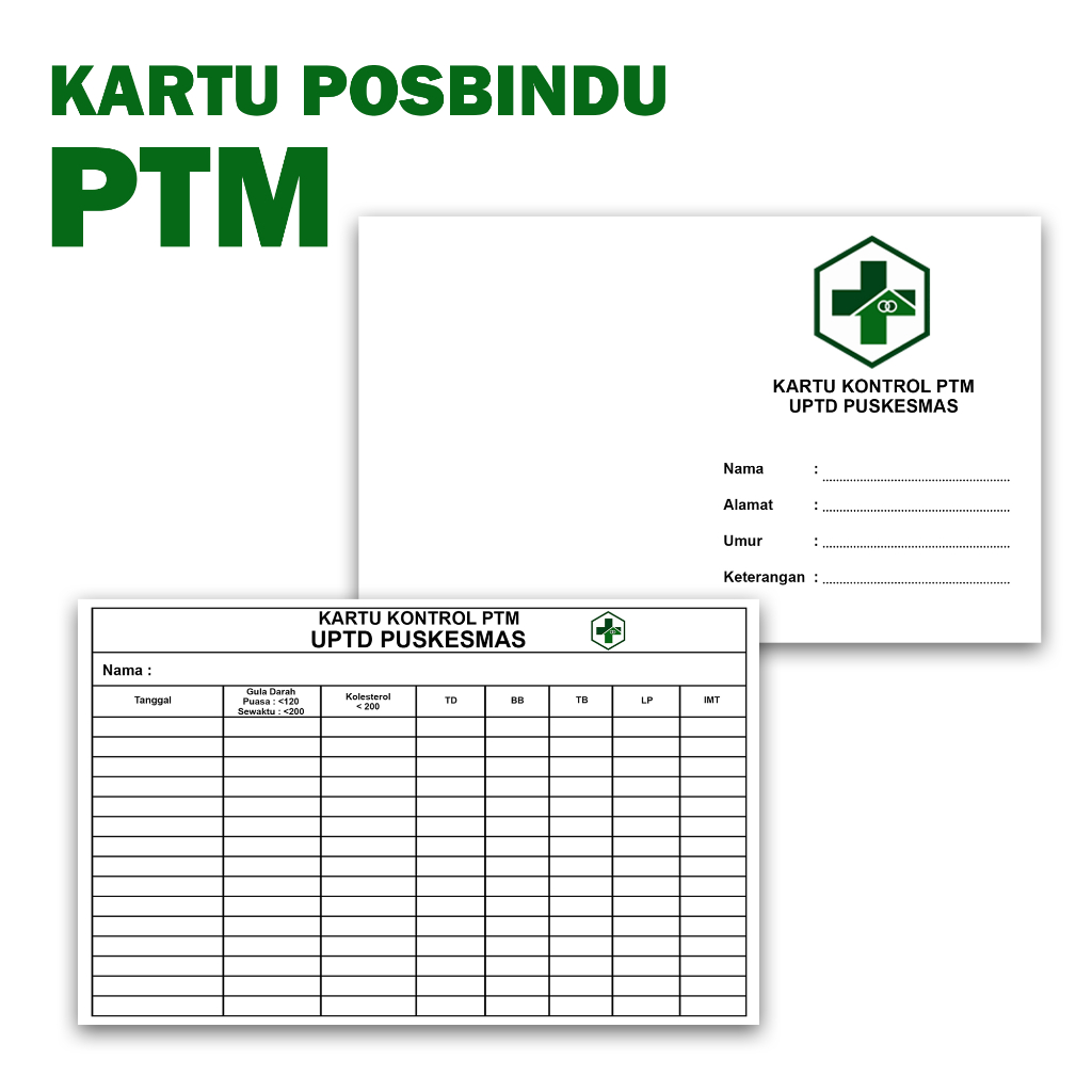 

KARTU KONTROL POSBINDU PTM (100 PCS)