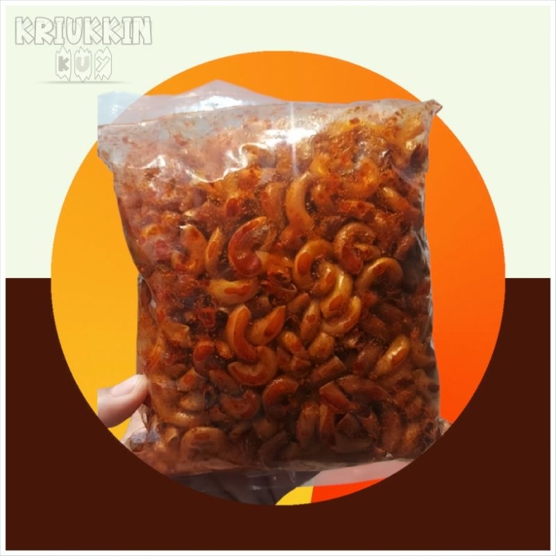 

1/4 kg MAKARONI CIKRUH PEDAS ORIGINAL EXTRA PEDAS BUMBU MELIMPAH