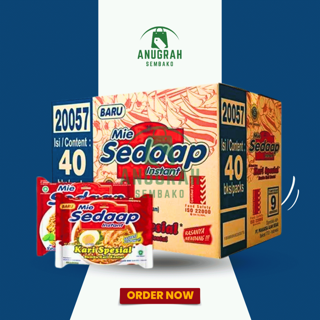 

MIE SEDAP KUAH Isi 40 Pcs