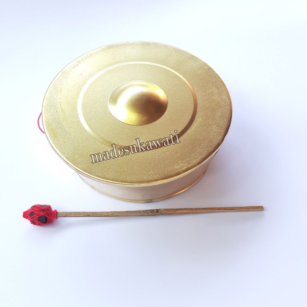 Alat musik Gong bali diameter 19cm mainan anak