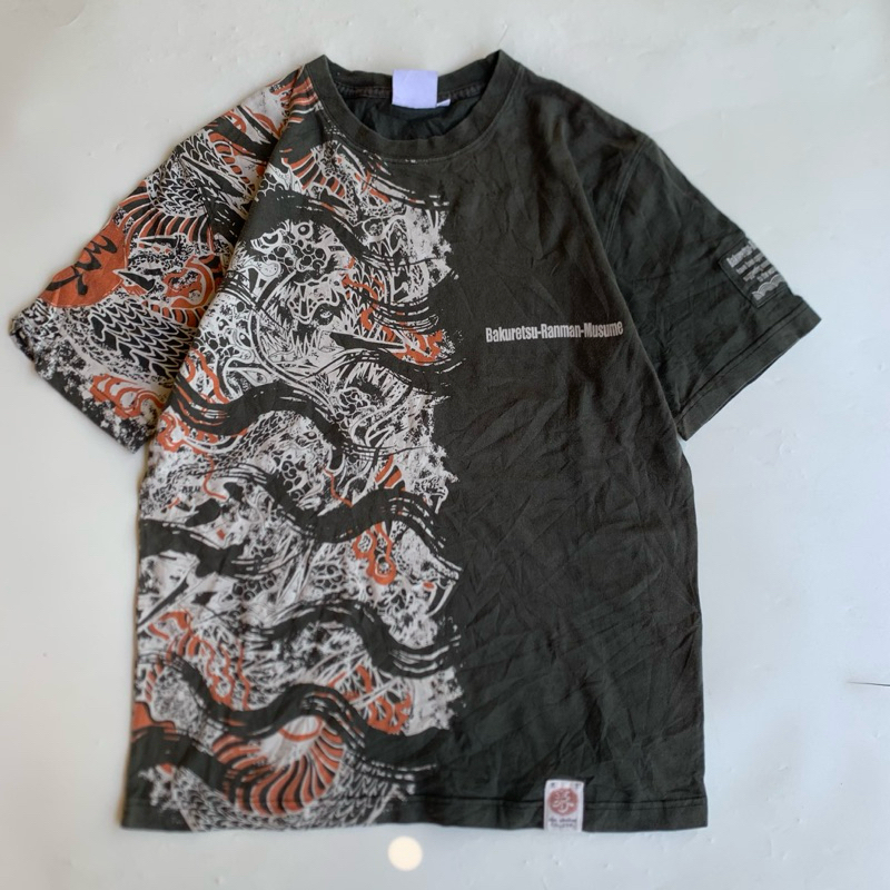 T-shirt sukajan japan ted company olive green