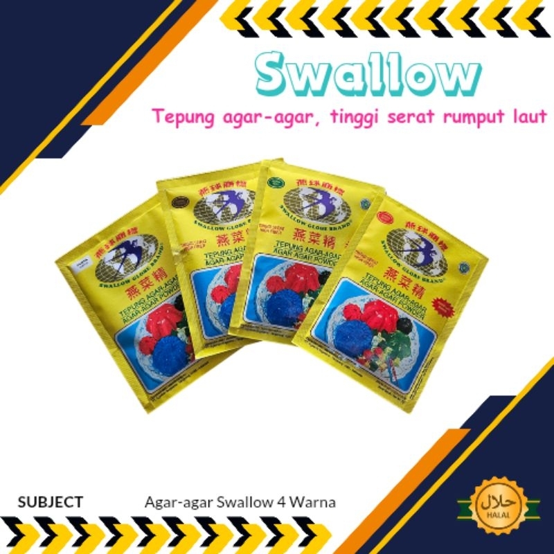 

Tepung Agar-agar swallow, agar-agar swallow