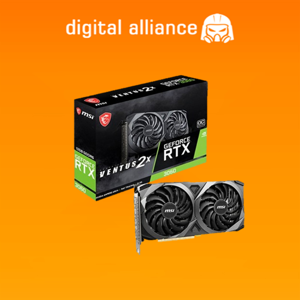 MSI VGA NVIDIA GEFORCE RTX 3060 OC VENTUS 2X 12GB GDDR6 3Y