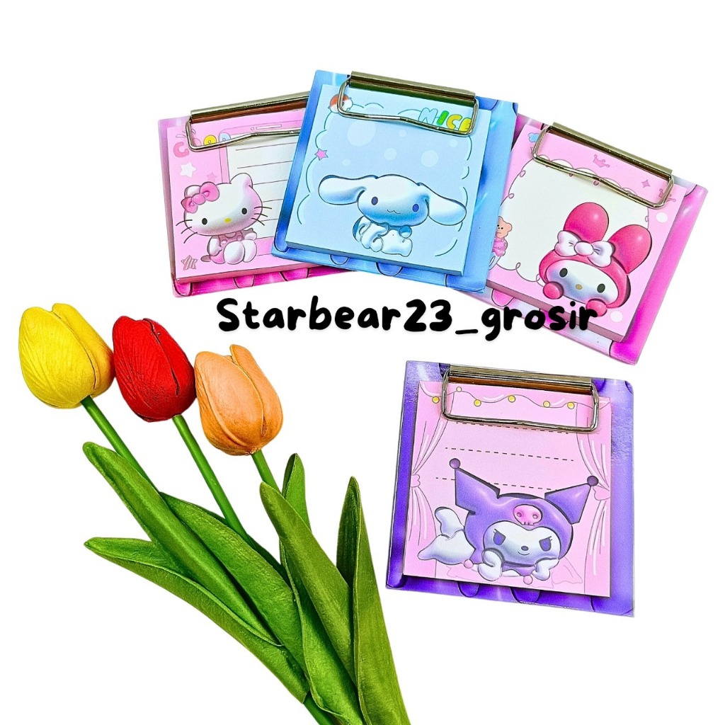 

Mini notes 2 in 1 jepit dan gantung the sanrio series (KEL 816)