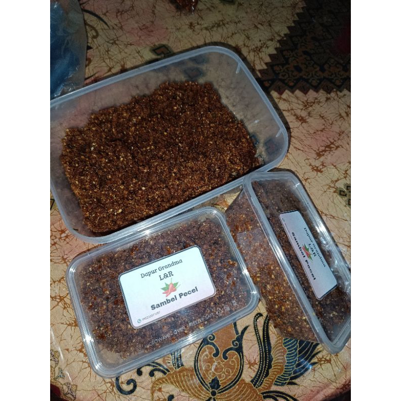 

Sambel Pecel Grandma L&R / berat 1kg
