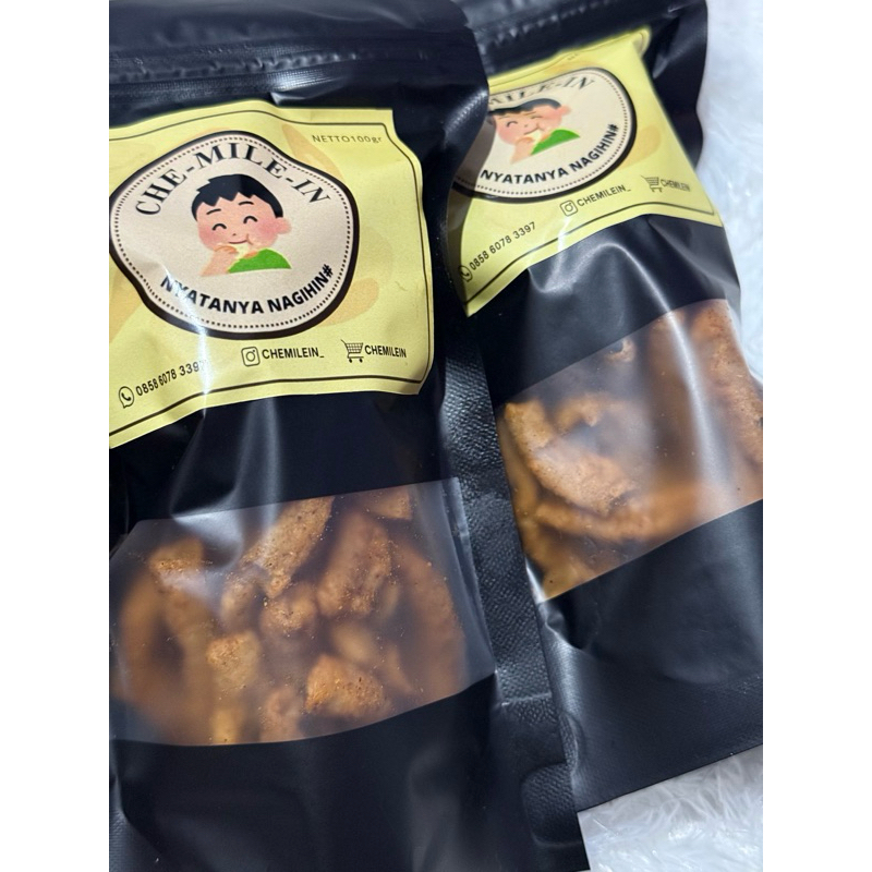 

Keripik Usus Pedas
