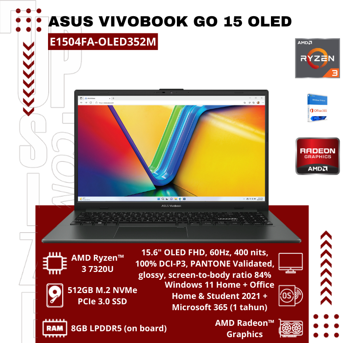 ASUS Vivobook Go 15 OLED E1504FA-OLED352M