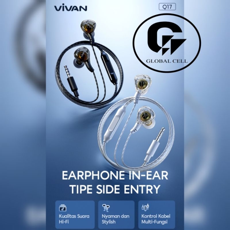 Headset Vivan Q17 Pure Bass