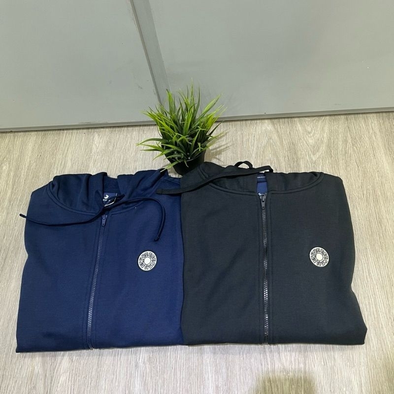 Jaket 3Second Pria Original Hitam Navy