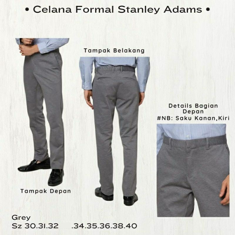 celana cowok stanley adam/arrow