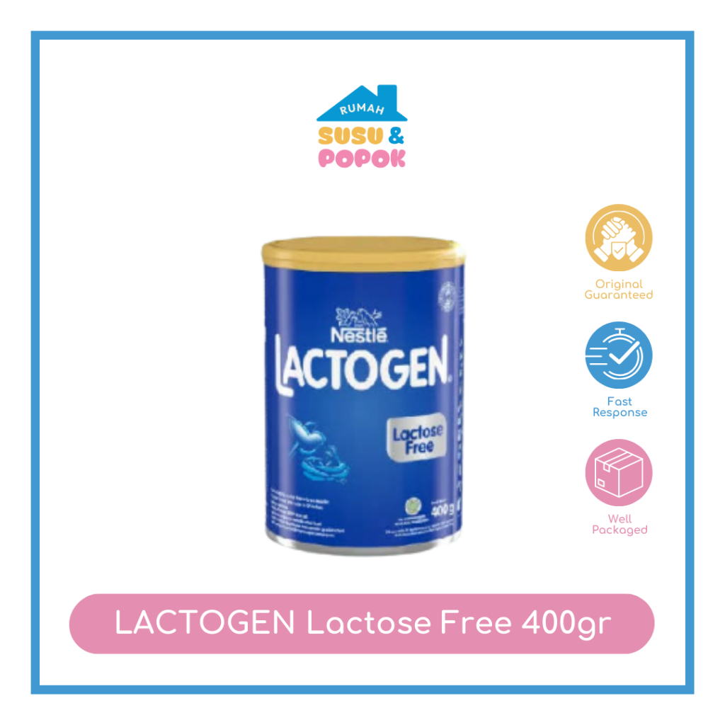 LACTOGEN Lactose Free | Susu Formula Bebas Laktosa 400gr